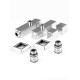 Кран кутовий квадрат, G1/2″ комплект 2 шт