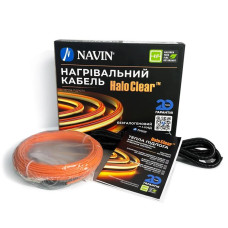 Кабель нагрівальний Navin HaloClear 18/175 двожильний для систем опалення 1.2м кв, 9.7м 175Вт 230В (40-000010-0175)