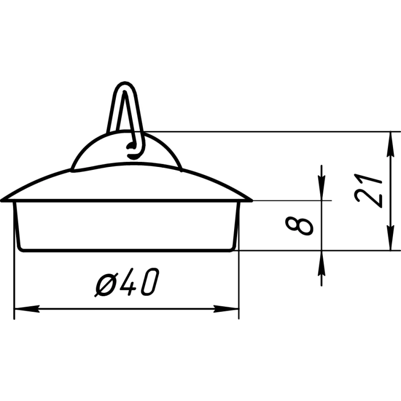 ANI-plast М400 Пробка Ані для сифону 1 1/4