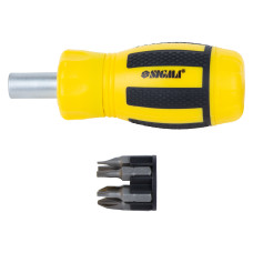SIGMA Викрутка з реверсом MINI + біти 6шт CrV (4001811)