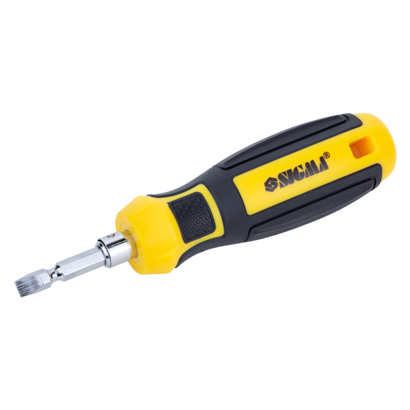 SIGMA Викрутка з двосторонніми битами 6в1 + адаптер CrV Mega (4009711)