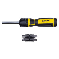 SIGMA Викрутка з реверсом високошвидкісна + біти 12шт CrV Mega (4009821)