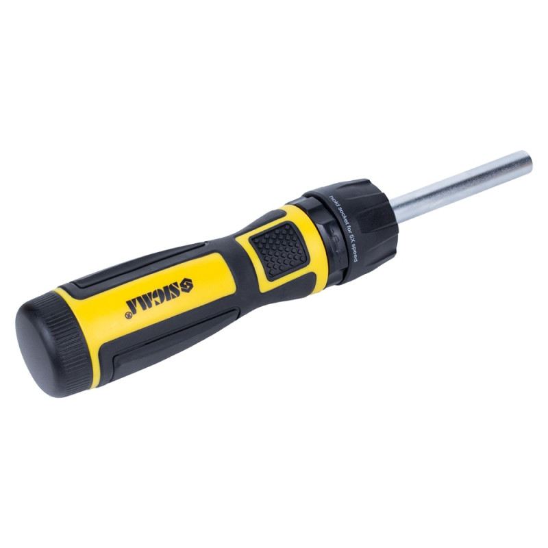 SIGMA Викрутка з реверсом високошвидкісна + біти 12шт CrV Mega (4009821)