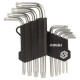 SIGMA Ключі TORX 9шт T10-T50 мм CrV (короткі з отвором) (4022211)