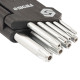 SIGMA Ключі TORX 9шт T10-T50 мм CrV (короткі з отвором) (4022211)