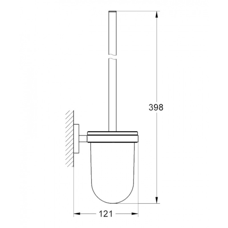 Grohe 40374001 Essentials Щітка д/унітазу sentials Щітка д/унітазу (40374001)