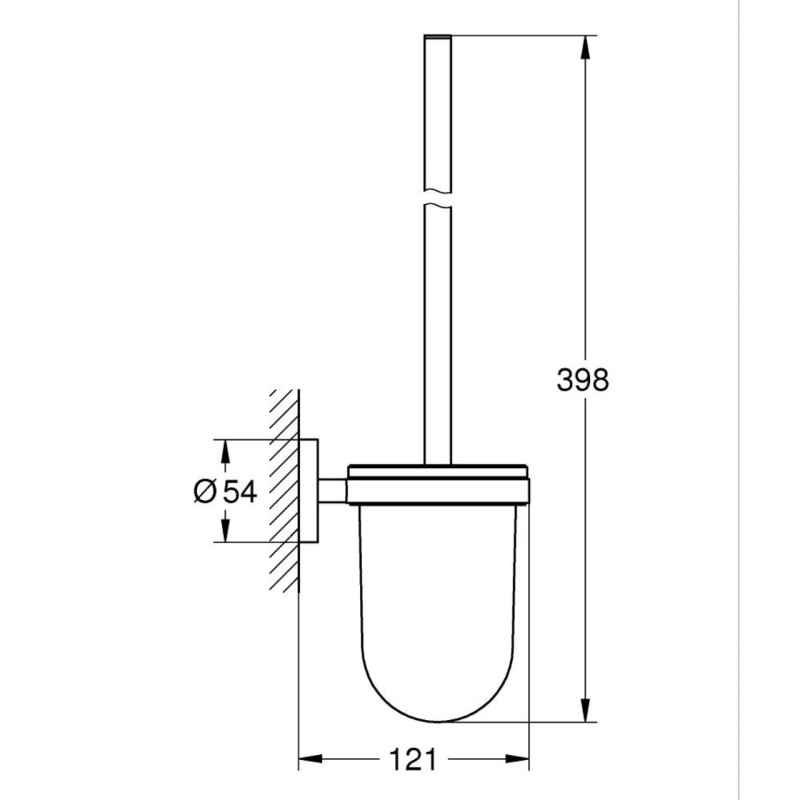 Grohe 40374GN1 Essentials Щітка для унітазу, золото Brushed Cool sunrise sentials Щітка для унітазу, золото Brushed Cool sunrise (40374GN1)