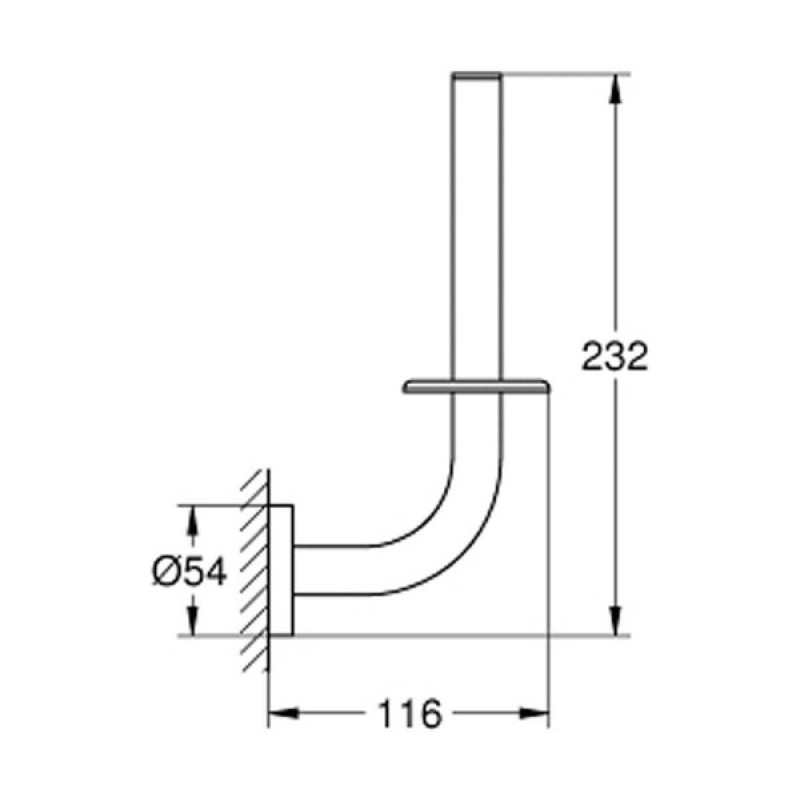 Grohe Essentials Тримач для туалетного паперу, (40385001)