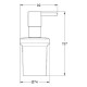 Grohe 40394001 Essentials Дозатор рідкого мила sentials Дозатор рідкого мила (40394001)