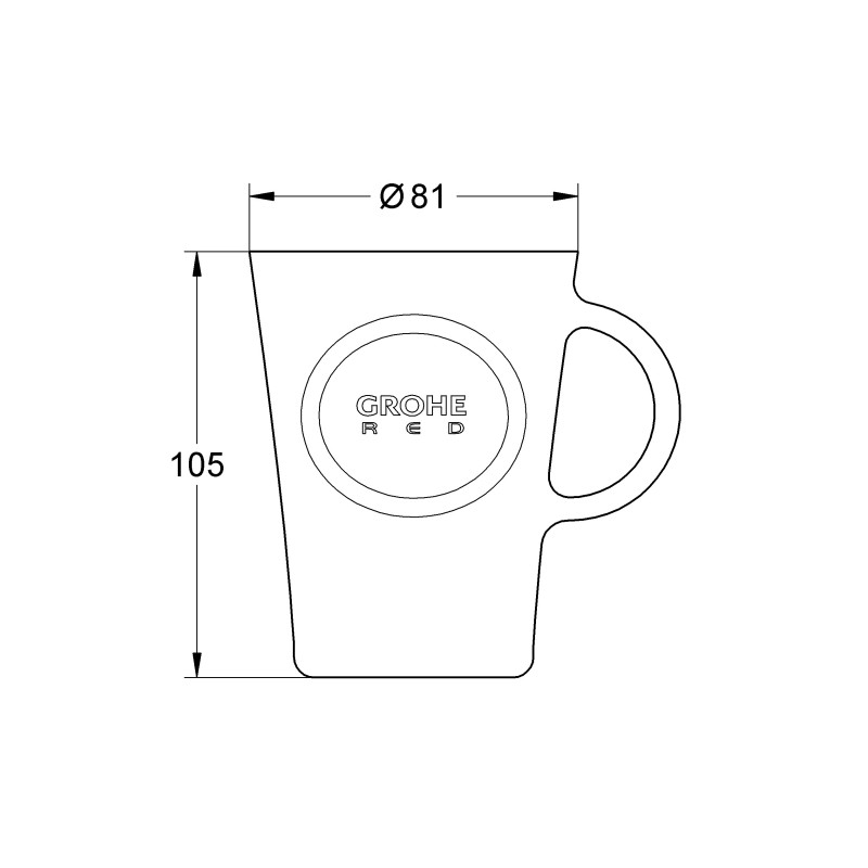 Grohe Набір чашок Red (40432000)