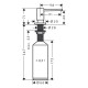 Hansgrohe Дозатор рідкого мила 40438670, чорний, (40438670)