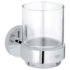 Grohe Essentials Стакан скляний з тримачем, хром, (40447001)