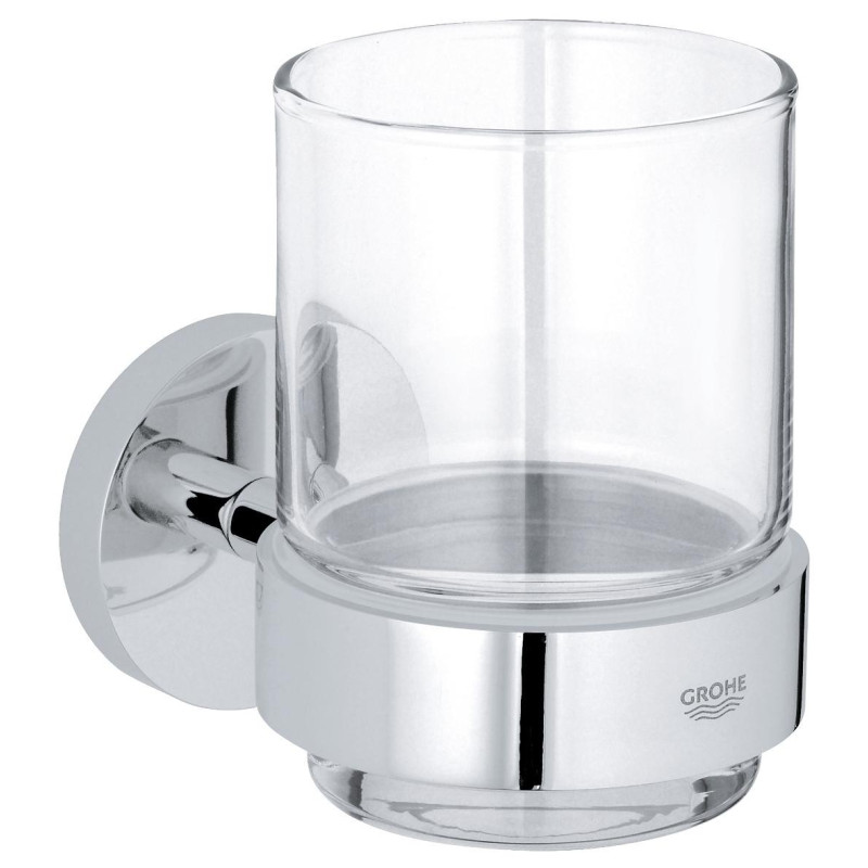 Grohe Essentials Стакан скляний з тримачем, хром, (40447001)
