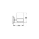 Grohe Essentials Стакан скляний з тримачем, хром, (40447001)