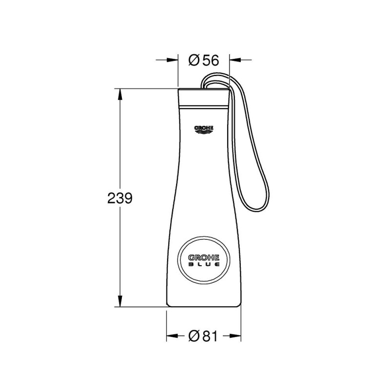 Grohe Blue Пляшка для питної води (40848000)