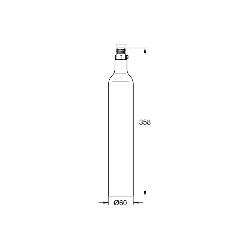 Grohe Blue балон з вуглекислим газом CO2, 1 шт. - 425 гр (40920000)