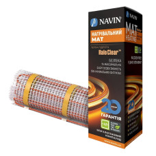 Мат нагрівальний Navin HaloClear 190/520 двожильний для систем опалення 2.5м кв, 0.5х5.0м 520Вт 230В (41-001027-0520)