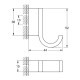 Grohe Selection Гачок для банного халата (41039000)