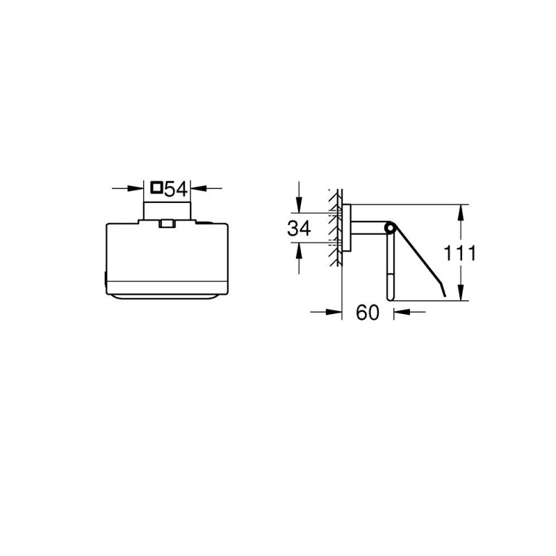 Grohe QuickFix Start Cube Тримач для туалетного паперу (41102000)