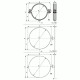 Walraven Хомут для вентиляційних труб BIS Aero® D150 мм M8 205x164x1,25 мм 4115150