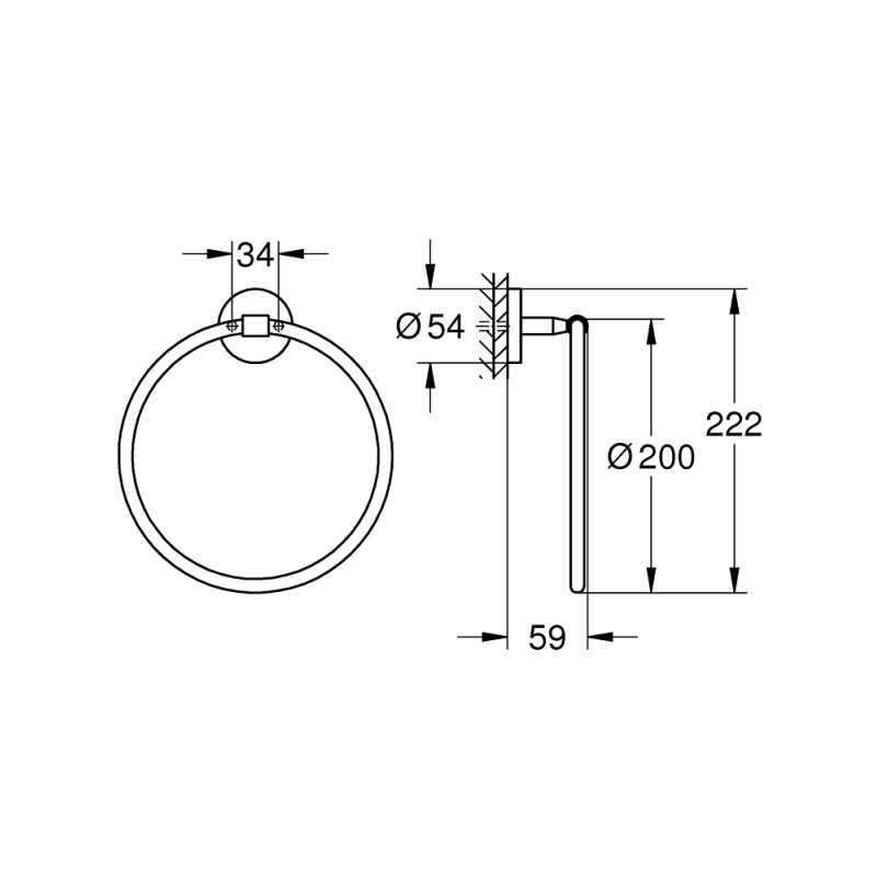 Grohe Start Cosmopolitan Кільце для рушника (41167000)