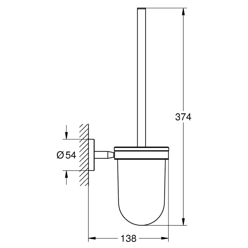 Grohe Start Cosmopolitan Туалетна щітка (41169000)