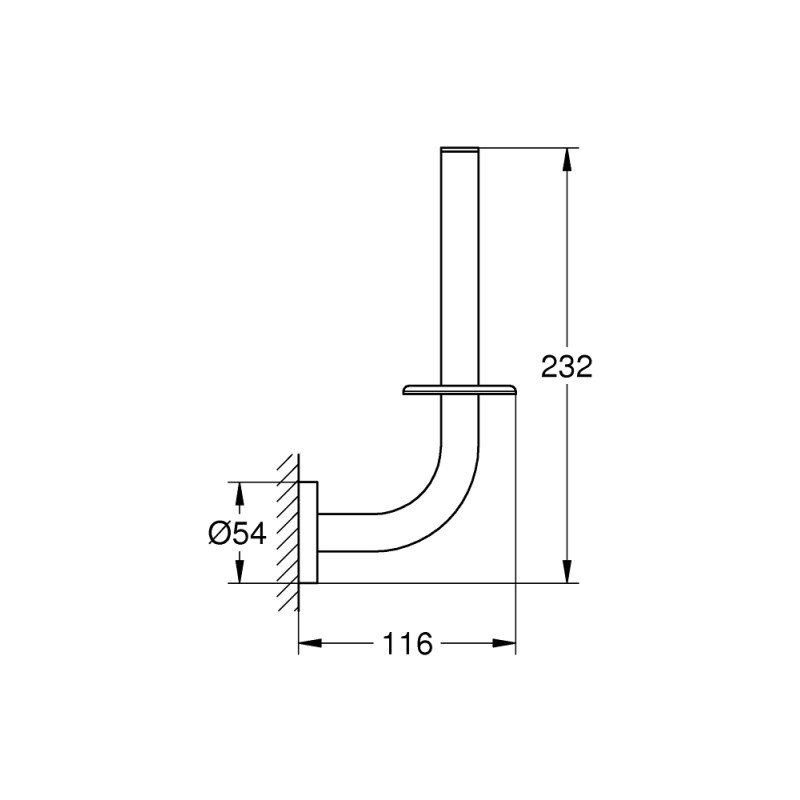 Grohe QuickFix Start Тримач запасного рулону паперу (41186000)