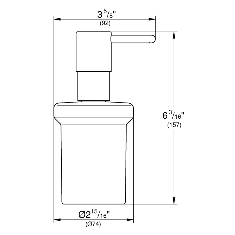 Grohe QuickFix Start Дозатор рідкого мила (без тримача) (41188000)