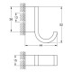 Grohe 41216KF0 Selection Гачок, чорний матовий lection Гачок, чорний матовий (41216KF0)