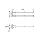 Grohe 41219KF0 Selection Тримач д/рушників, чорний матовий (41219KF0)