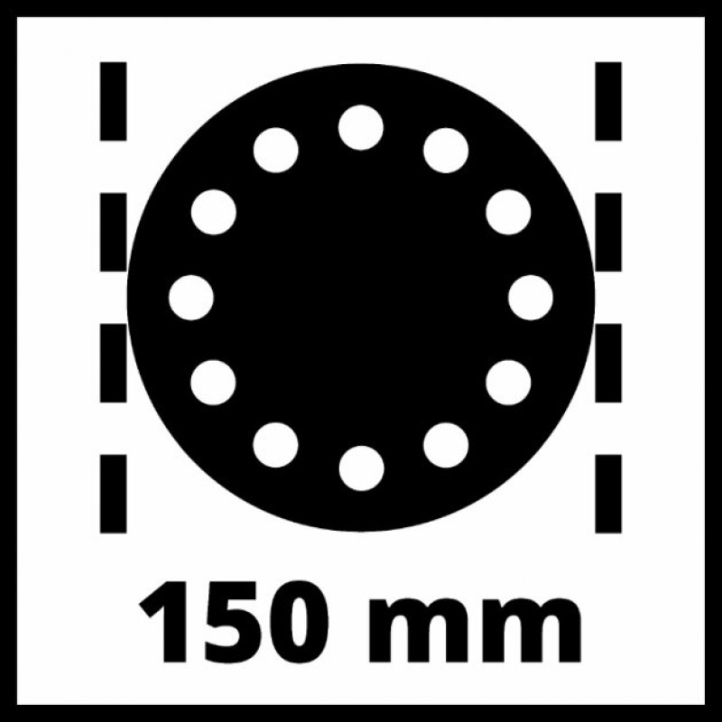 Einhell Ексцентрикова пневматична шліфувальна машина TC-PE 1504133330 (4133330)
