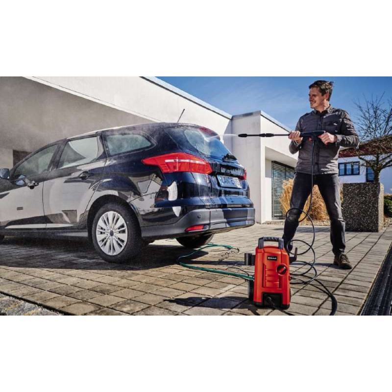Einhell Мінімийка високого тиску TC-HP 130, 1500Вт, 130бар, 390л/год, шланг 5м, 5.1кг (4140750)