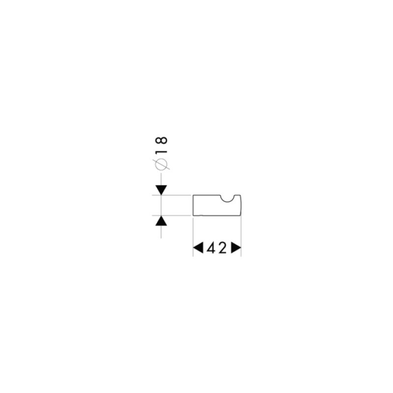 Hansgrohe Puravida - гачок 41501000, (41501000)