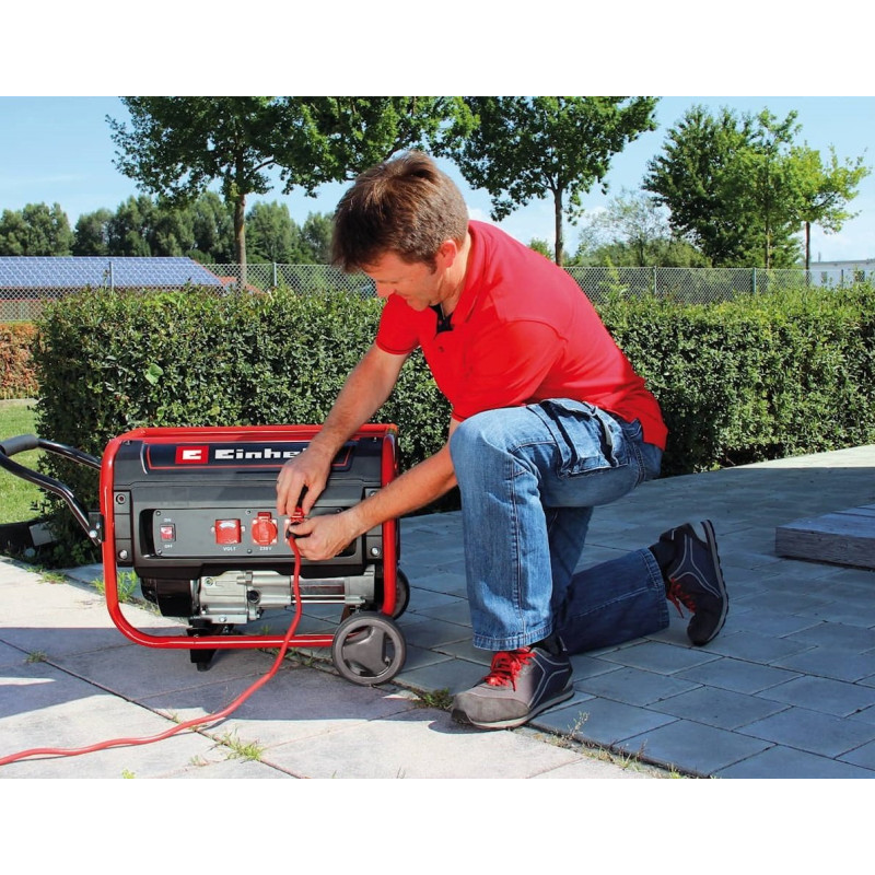 Einhell Генератор бензиновий TC-PG 35/E5, 230В, 2.6 кВт (макс. 3.1кВт), ручний старт, бак 15л, 41.2кг (4152551)