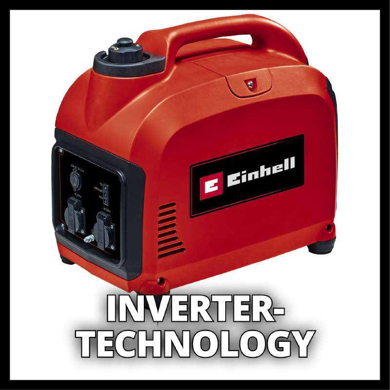 Einhell Генератор бензиновий інверторний TC-IG 2000, 230В (1 фаза), 1.8/2кВт, ручний старт, 21.6кг (4152590)