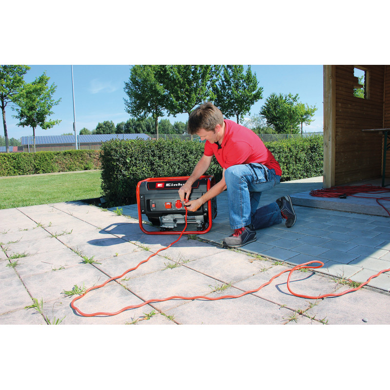 Einhell Генератор бензиновий TC-PG 25/1/E5, 230В, 2.1кВт (макс. 2.4кВт), ручний старт, 15л, 37кг (4152600)