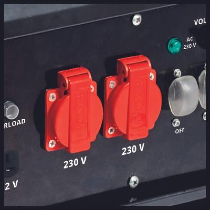 Einhell Генератор бензиновий TC-PG 65/E5, 230В/380В, 3.6кВт (макс. 6.51кВт), електростарт, 25л, 83кг (4152610)