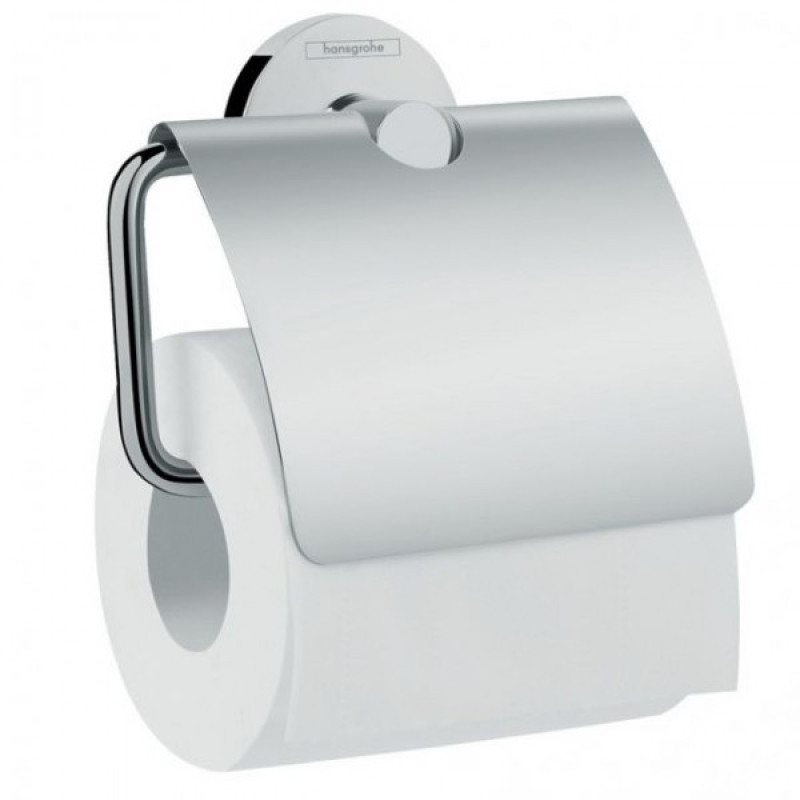 Hansgrohe Logis Тримач туалетного паперу, з кришкою, хром, (41723000)