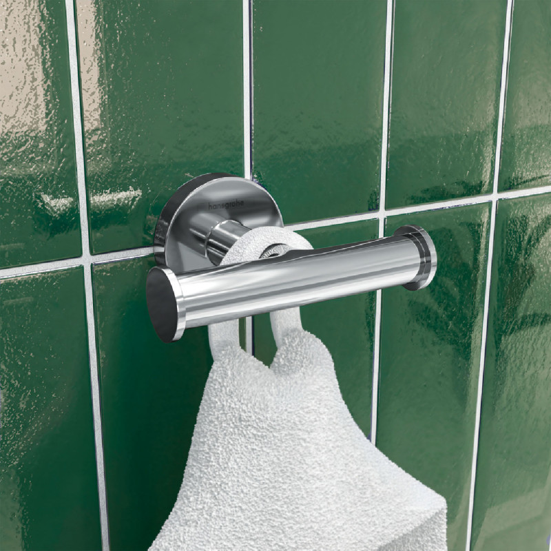 Hansgrohe Logis Крючок для рушника, подвiйний, хром, (41725000)