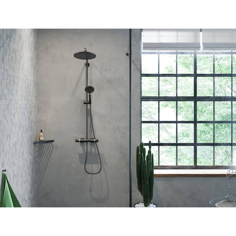 Hansgrohe Полиця для ванної кімнати ADDSTORIS 41741670, чорний, (41741670)