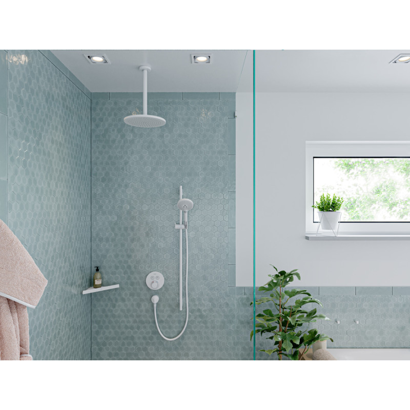 Hansgrohe ADDSTORIS полиця кутова, колір білий матовий, (41741700)