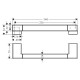 Hansgrohe ADDSTORIS поручень, белый матовый, (41744700)