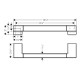 Hansgrohe ADDSTORIS поручень, золото, (41744990)