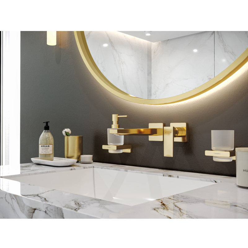 Hansgrohe Дозатор рідкого мила ADDSTORIS 41745990, золото, (41745990)