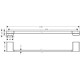 Hansgrohe ADDSTORIS держатель для банных полотенец,полированное золото, (41747990)