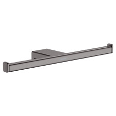 Hansgrohe ADDSTORIS держатель для туалетной бумаги, двойной,цвет шлифованный черный хром, (41748340)