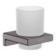 Hansgrohe ADDSTORIS тримач для зубних щіток, шліфованний чорний хром, (41749340)