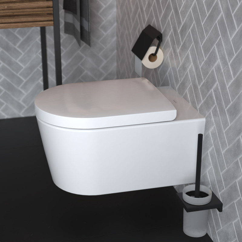 Hansgrohe Тримач туалетного паперу ADDSTORIS 41753670, чорний, (41753670)