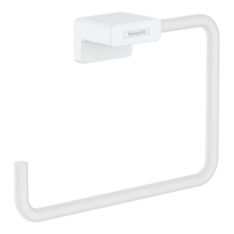 Hansgrohe ADDSTORIS тримач для рушникiв у формi кiльця, колiр бiлий матовий, (41754700)