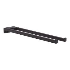 Hansgrohe ADDSTORIS держатель для полотенца, двойной, цвет черный матовый, (41770670)